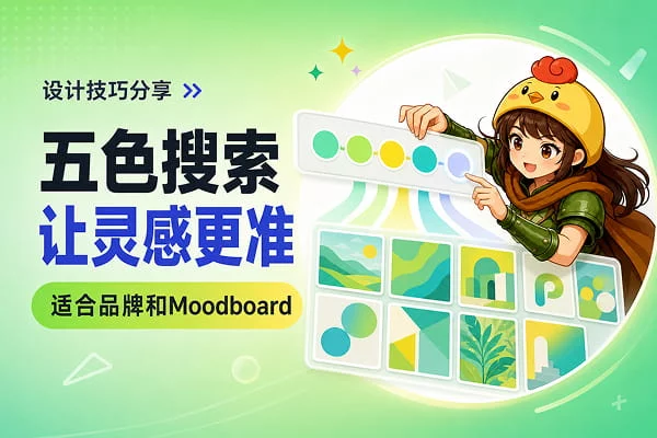 你还在按单色找素材？Designspiration居然能同时搜五个颜色