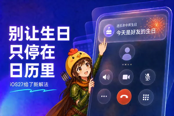 同样是生日提醒，为什么苹果的通话动效更打动人？
