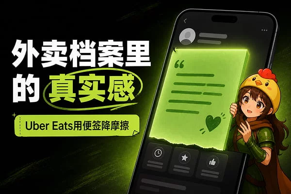 Uber Eats界面改动虽小，却让骑手小费悄悄变多了
