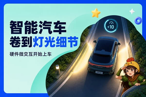 夜间靠边停车看不清两边？智能汽车细节设计终于关注到这个死角了