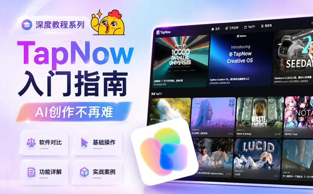 新手入门指南!教你零基础掌握AI创作神器TapNow