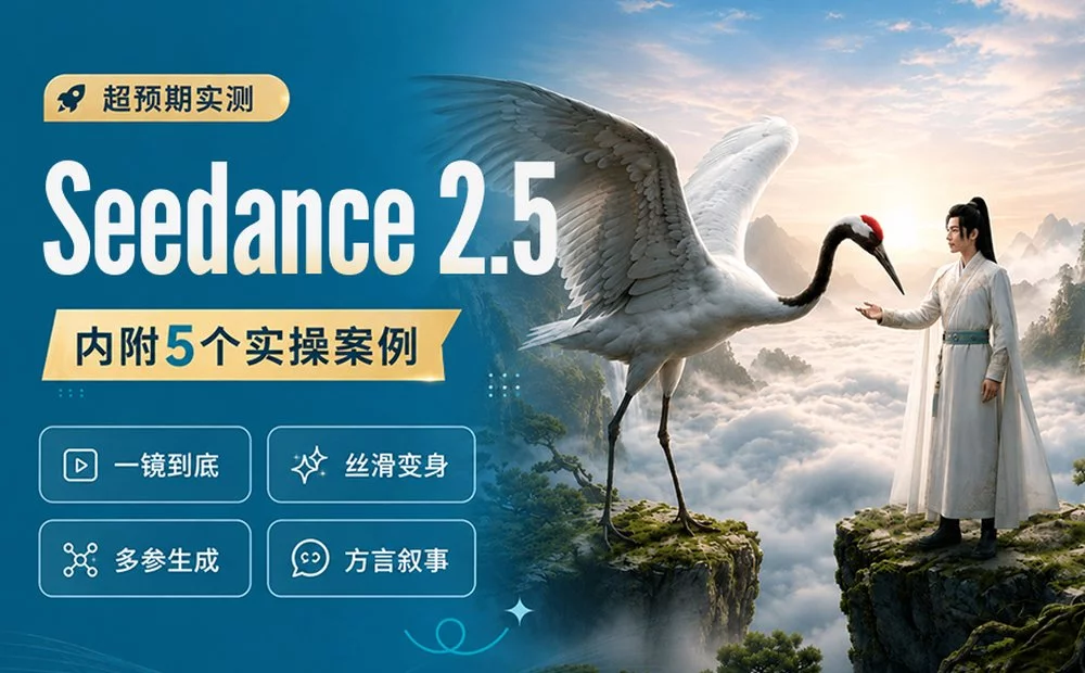 看完我实测的这5个案例，才知道Seedance 2.5有多强！