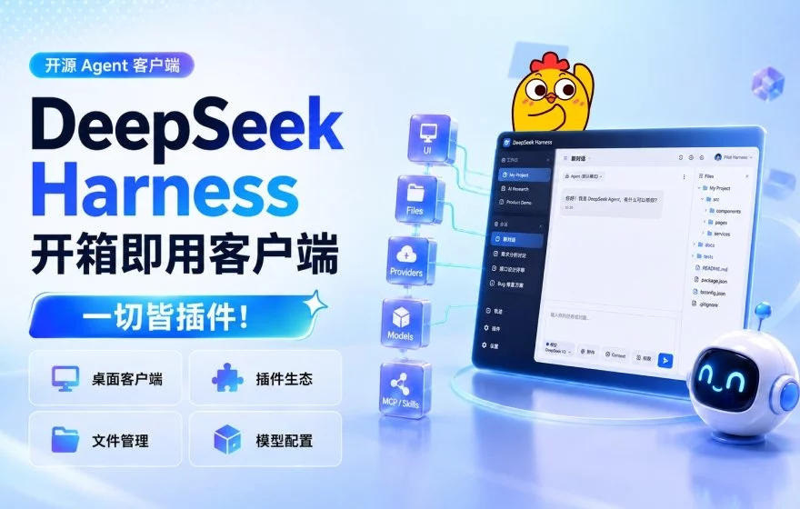 免费开源！DeepSeek Harness 开箱即用的客户端来啦（附易用插件）