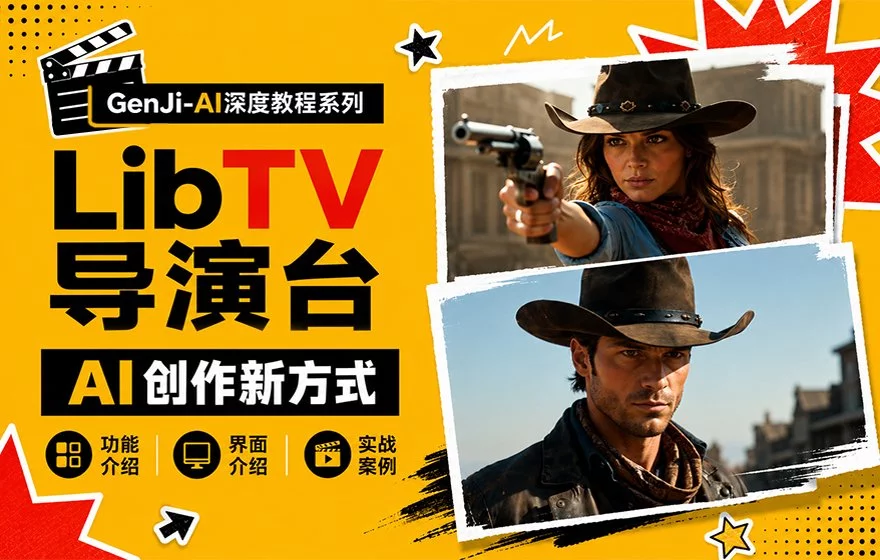 一站式创作神器！LibTV导演台零基础保姆级入门教程