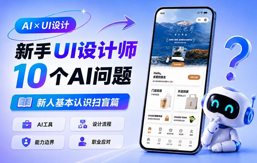 关于AI，新手UI设计师问得最多的十个问题