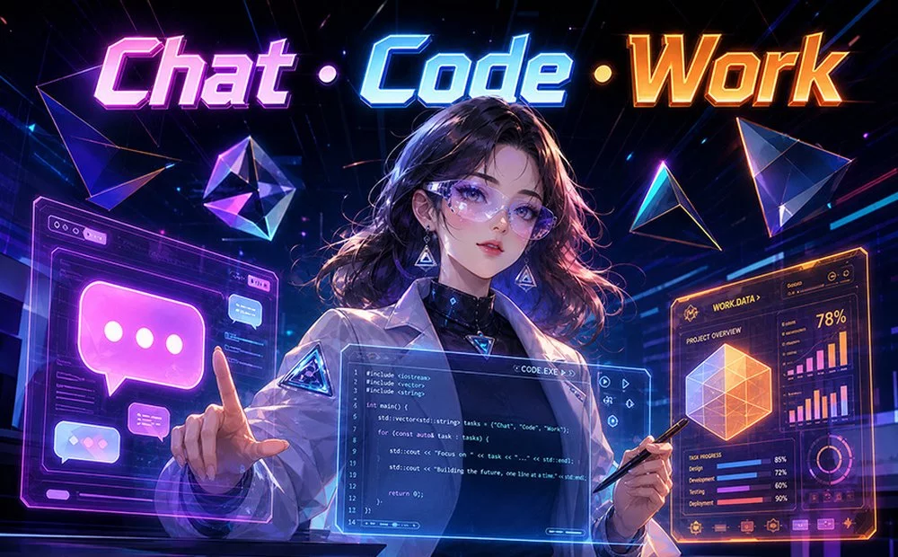 深度好文!AI 工具为何必然走向 Chat、Code、Work 三位一体?