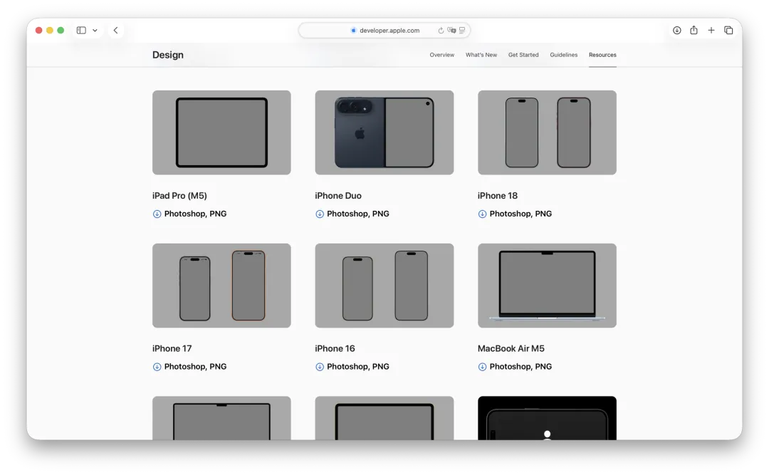 超全整理!iPhone Duo 官方设计开发资源汇总