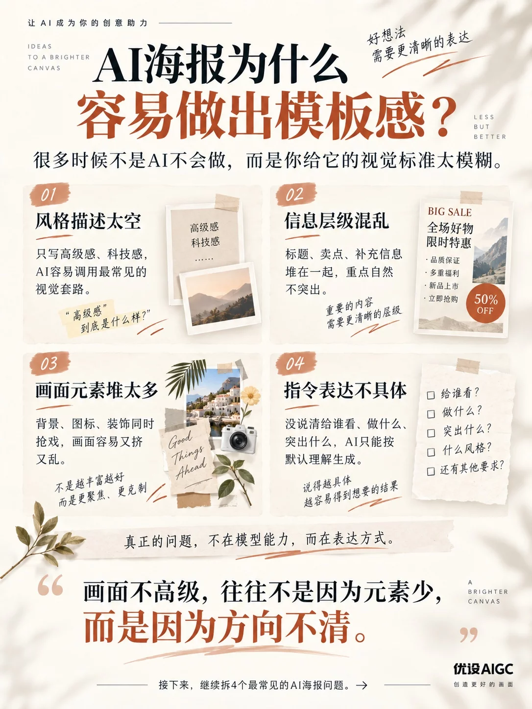 AI海报怎么做高级!4个避坑技巧教你摆脱廉价科技感