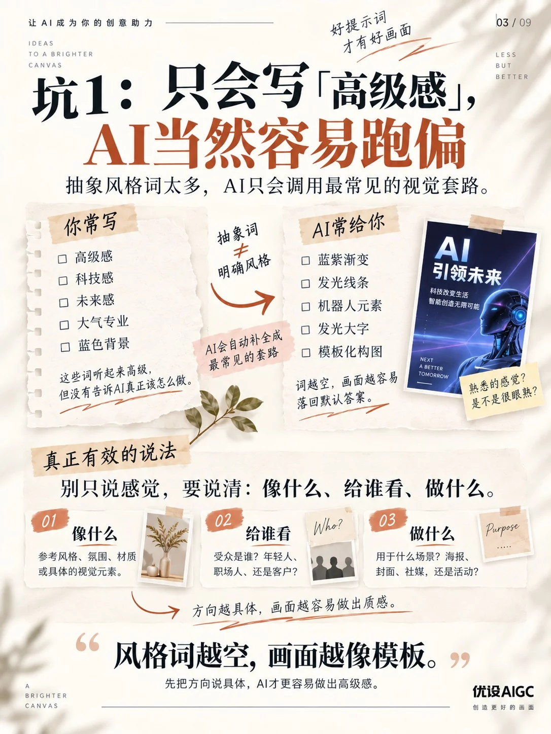 AI海报怎么做高级!4个避坑技巧教你摆脱廉价科技感