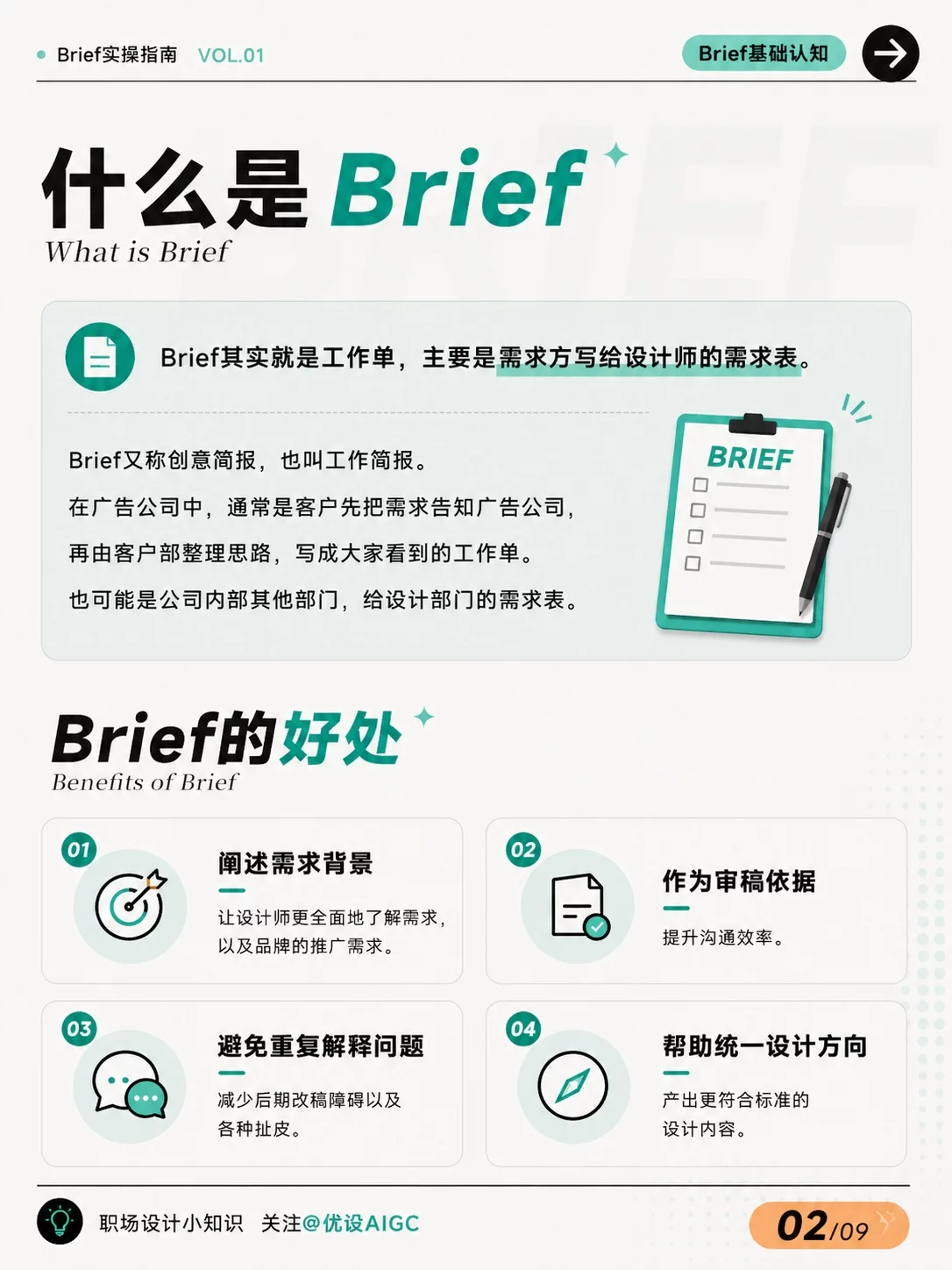 不会写Brief也别慌!1套模板教你写好设计需求表