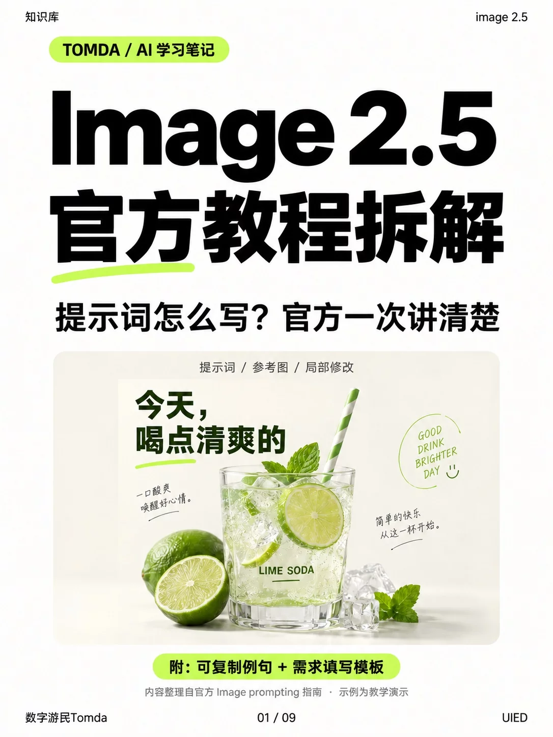 官方指南我拆完了!9张图学会Image2.5提示词技巧
