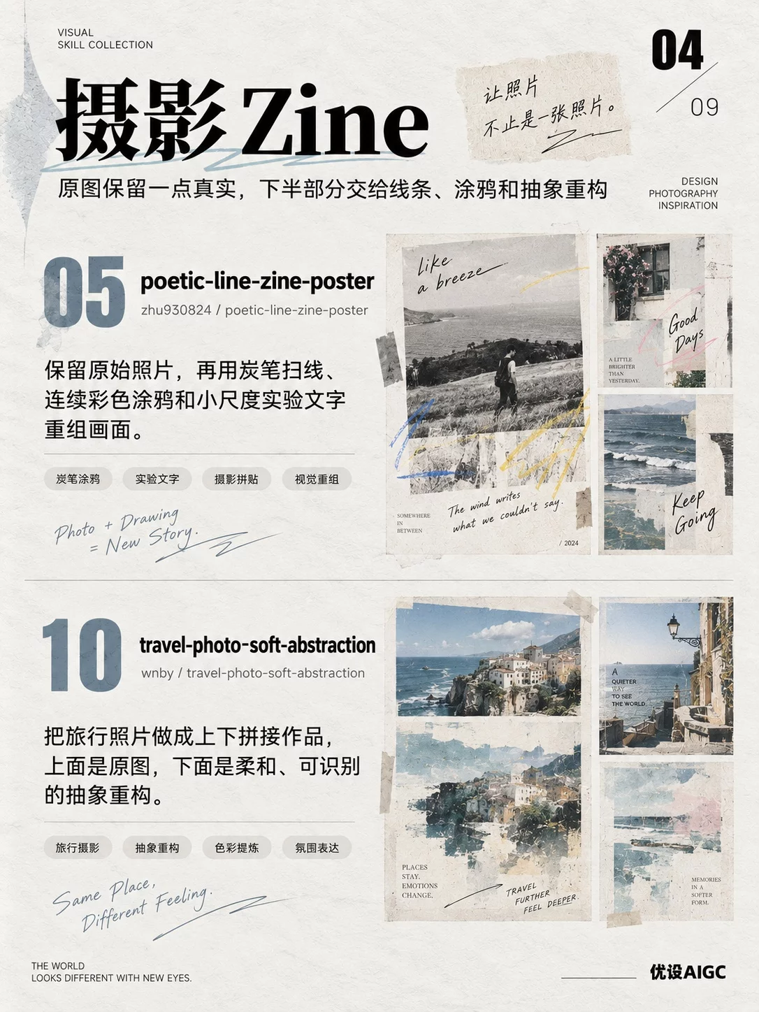 普通照片也能出彩!12个高审美Skill解锁8种视觉玩法