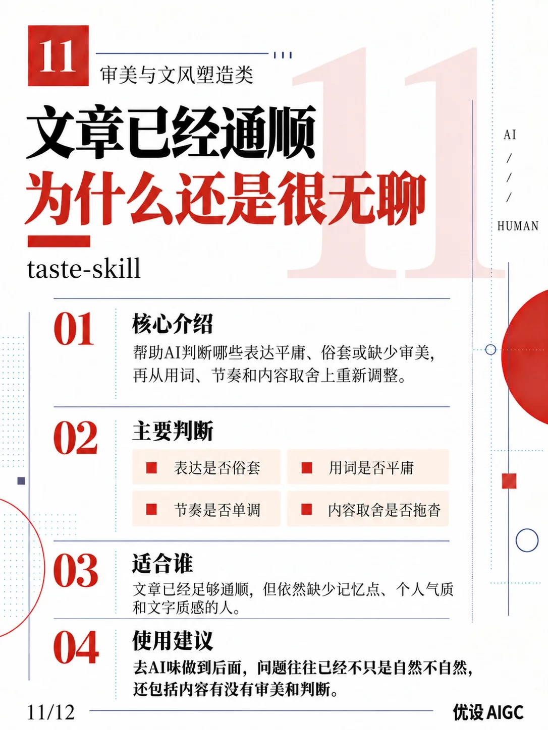 10个超实用去AI味Skill!从提示词优化到文风塑造一次讲清