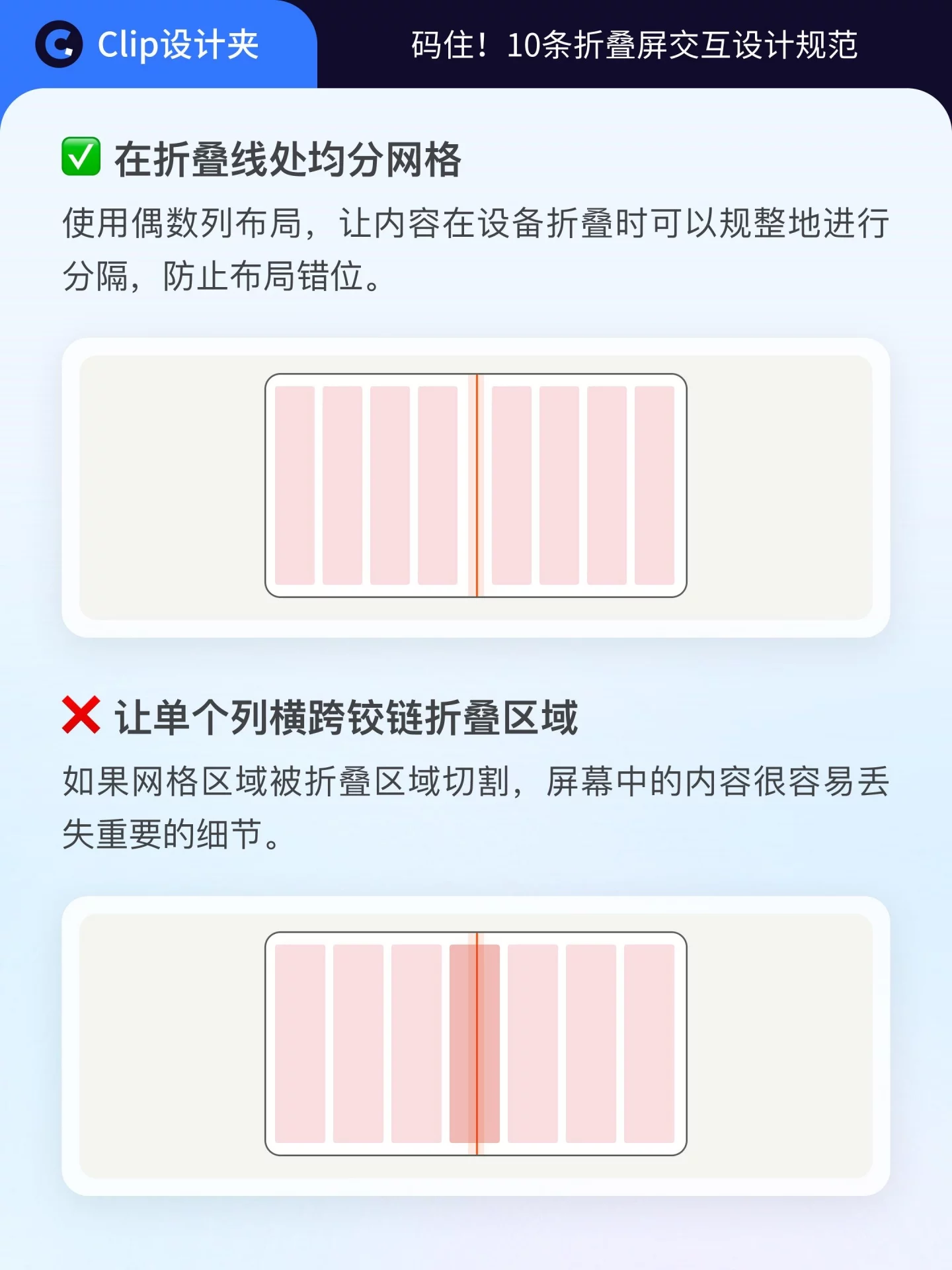10条折叠屏交互设计规范!设计师做UI适配少踩这些坑