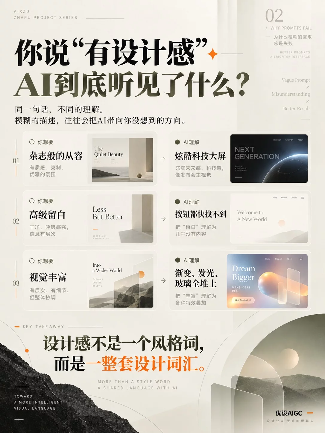 AI时代Vibe Design必备的10种UI风格名词!教你把设计感说清楚