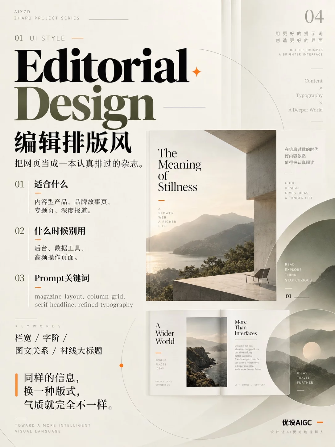 AI时代Vibe Design必备的10种UI风格名词!教你把设计感说清楚