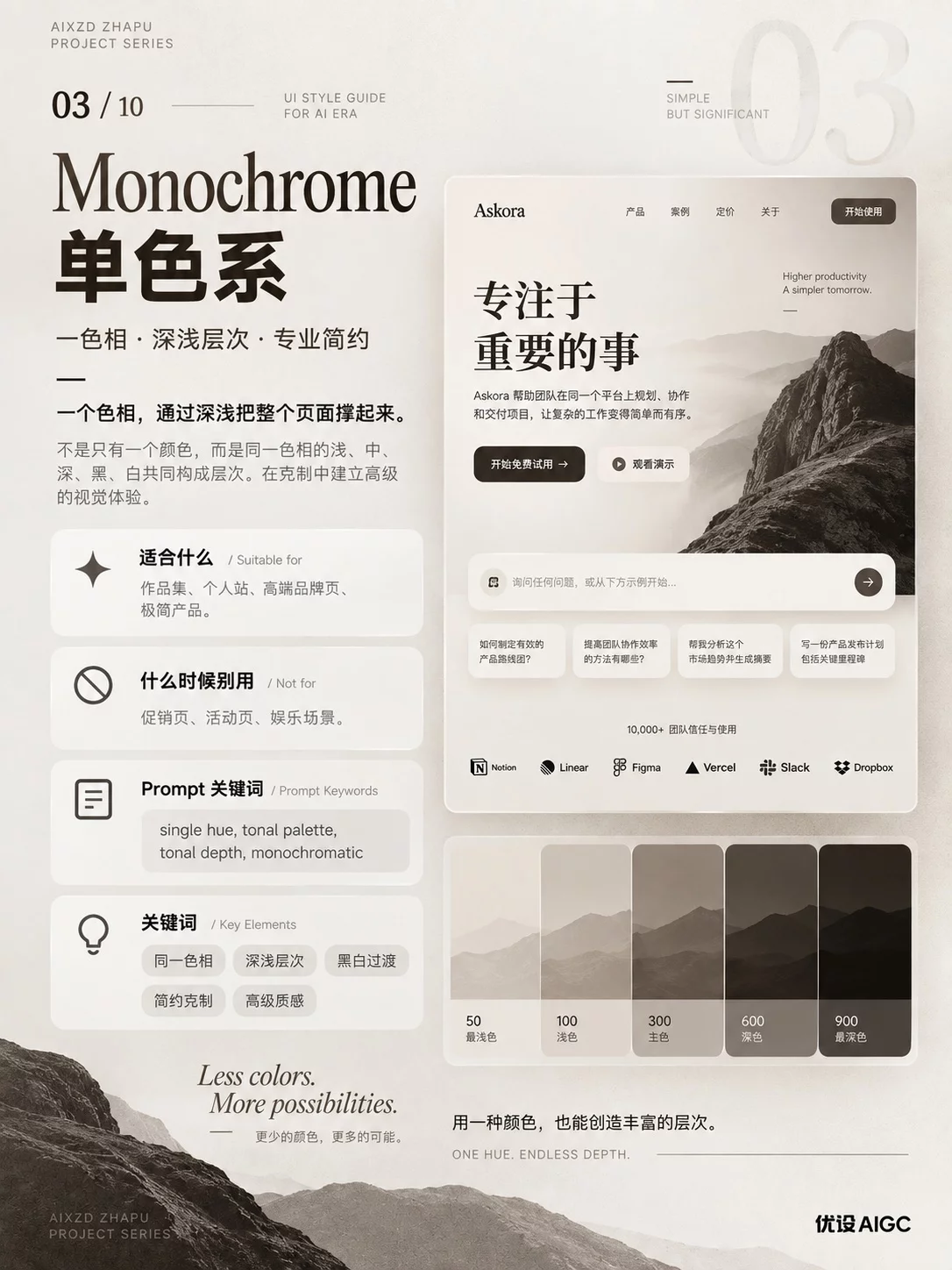 AI时代Vibe Design必备的10种UI风格名词!教你把设计感说清楚