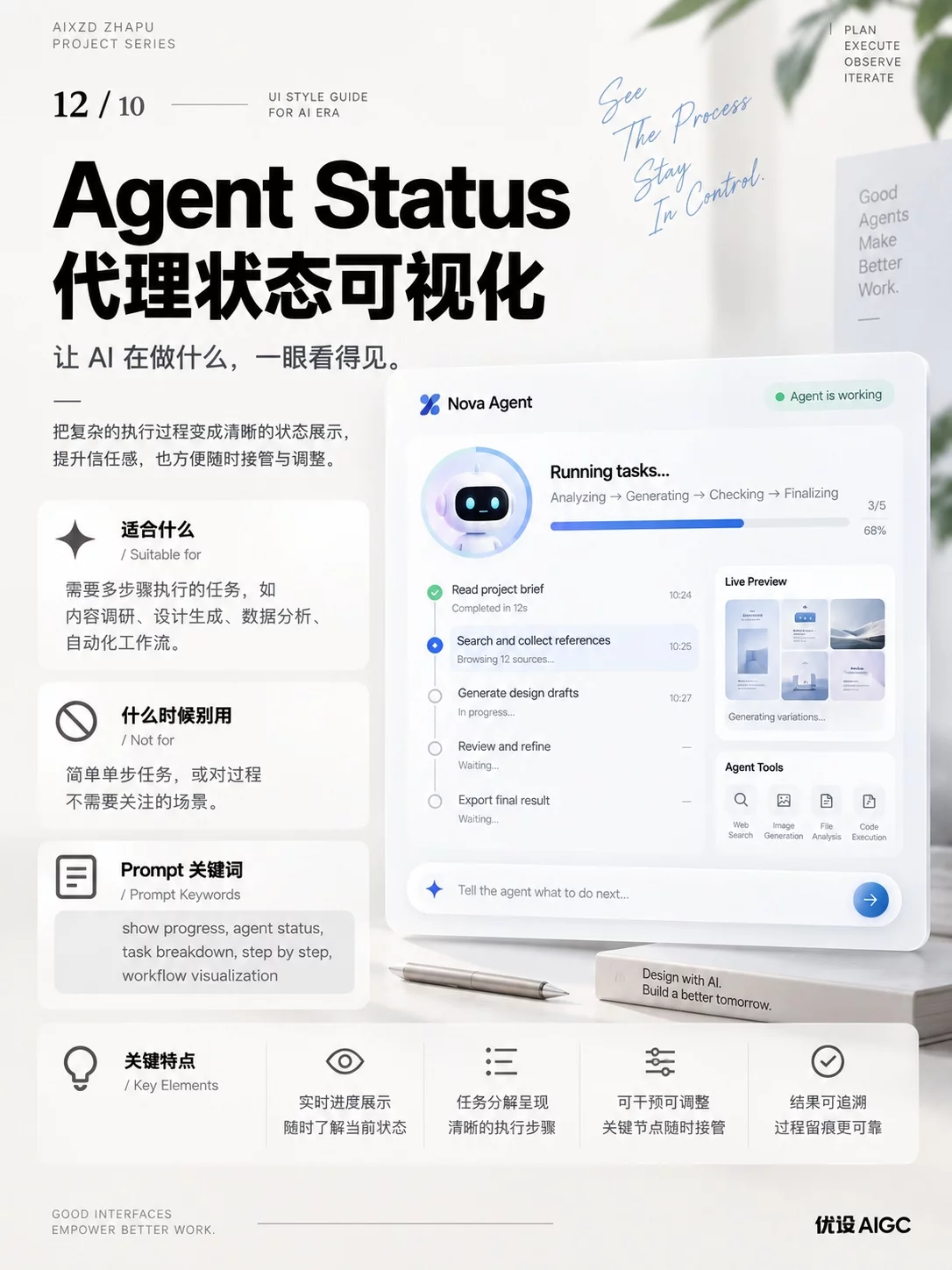 AI时代Vibe Design必备的10种UI风格名词!教你把设计感说清楚