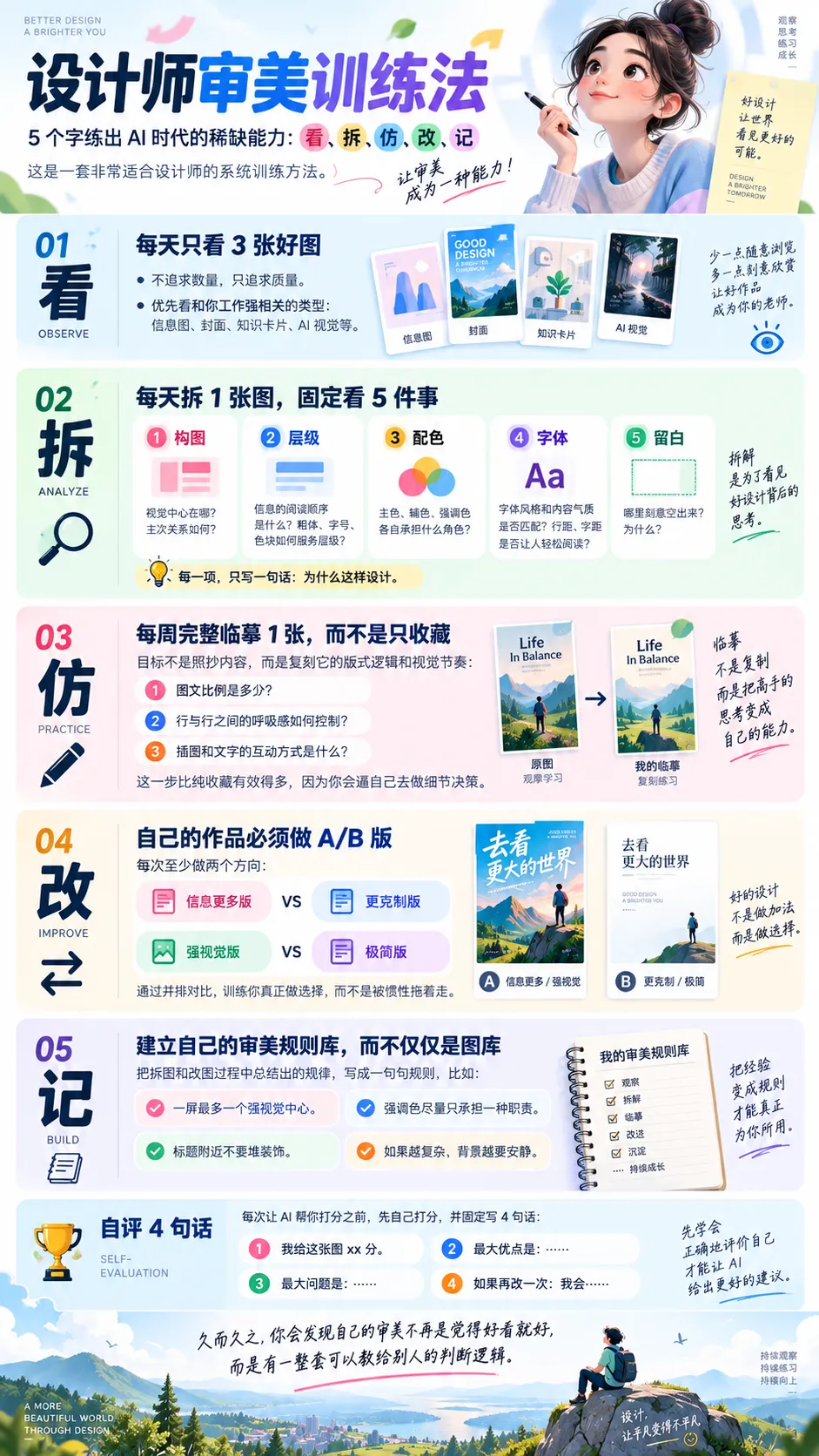 每天10分钟,用这5招提升AI时代最稀缺的审美能力!