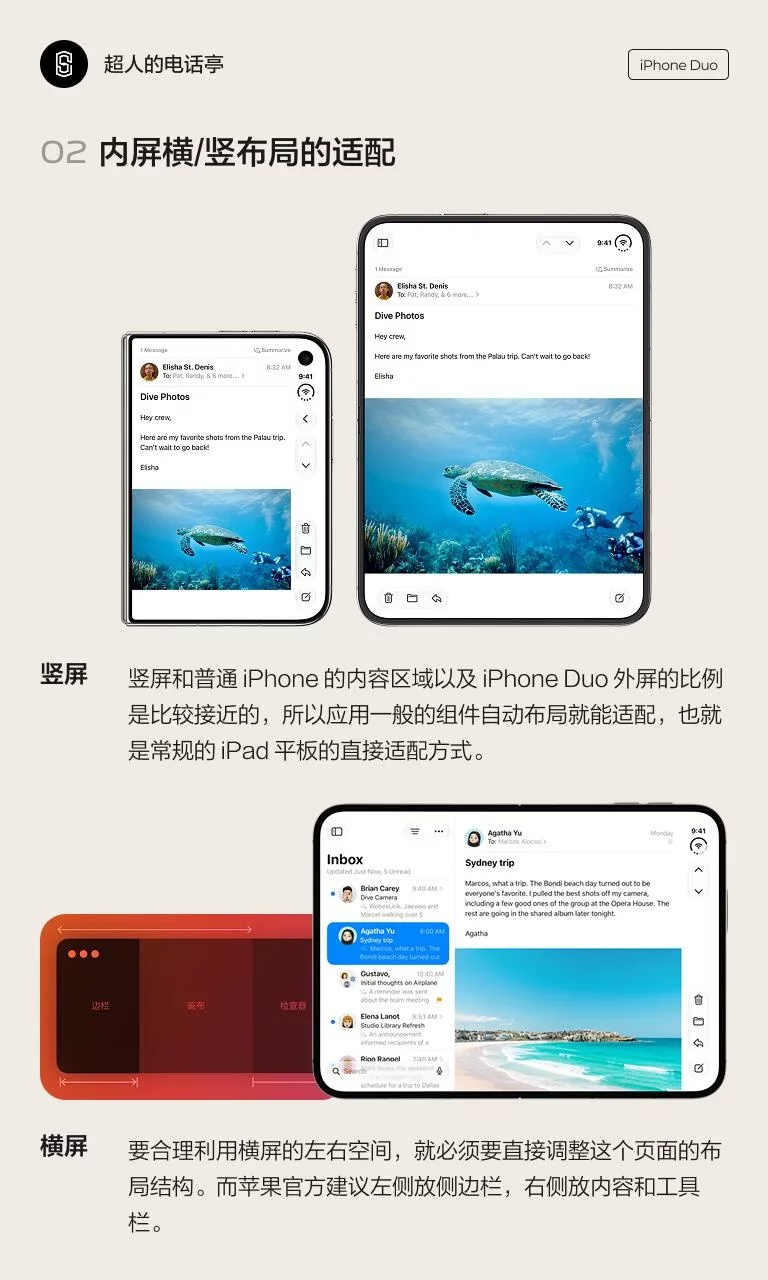 iPhone Duo来了!3个关键点讲透折叠屏UI设计适配思路