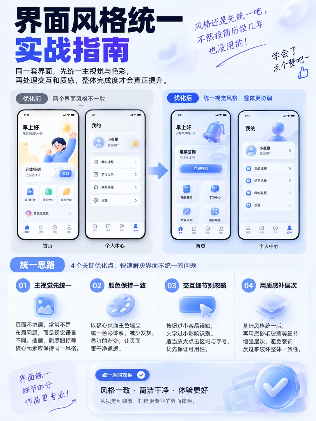 界面设计风格不统一？教你这4个实战思路！