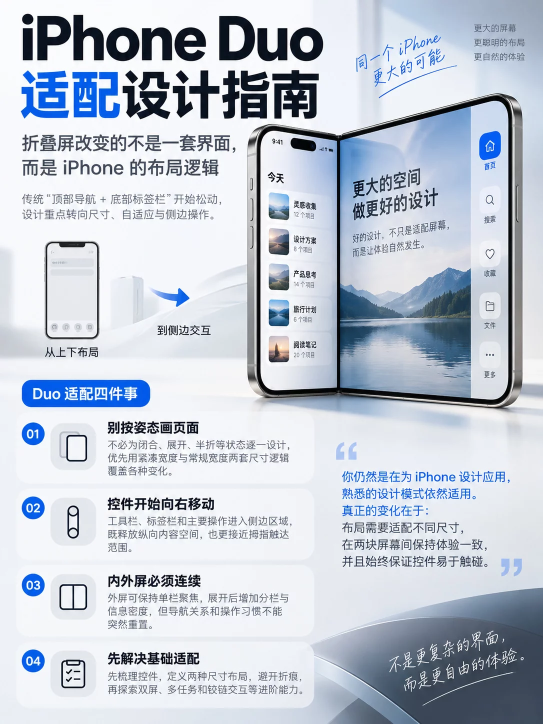 做了十年的iOS交互,被折叠屏iPhone Duo推翻了?