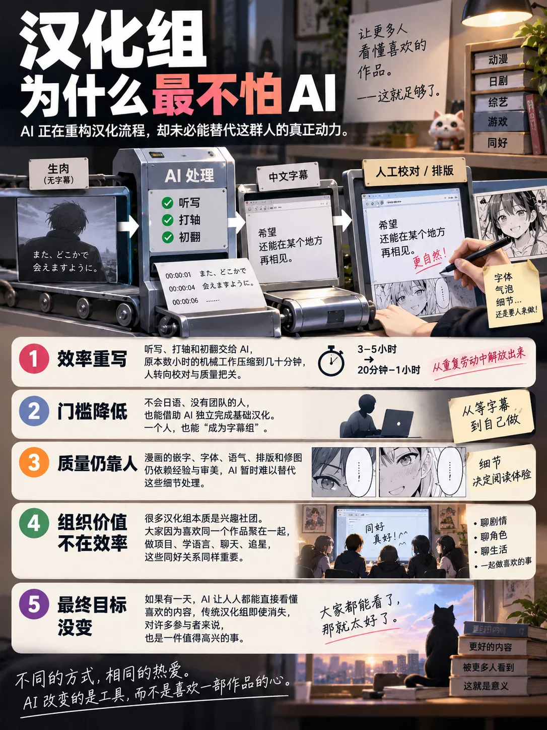 汉化组,可能是世界上最不怕AI冲击的一群人
