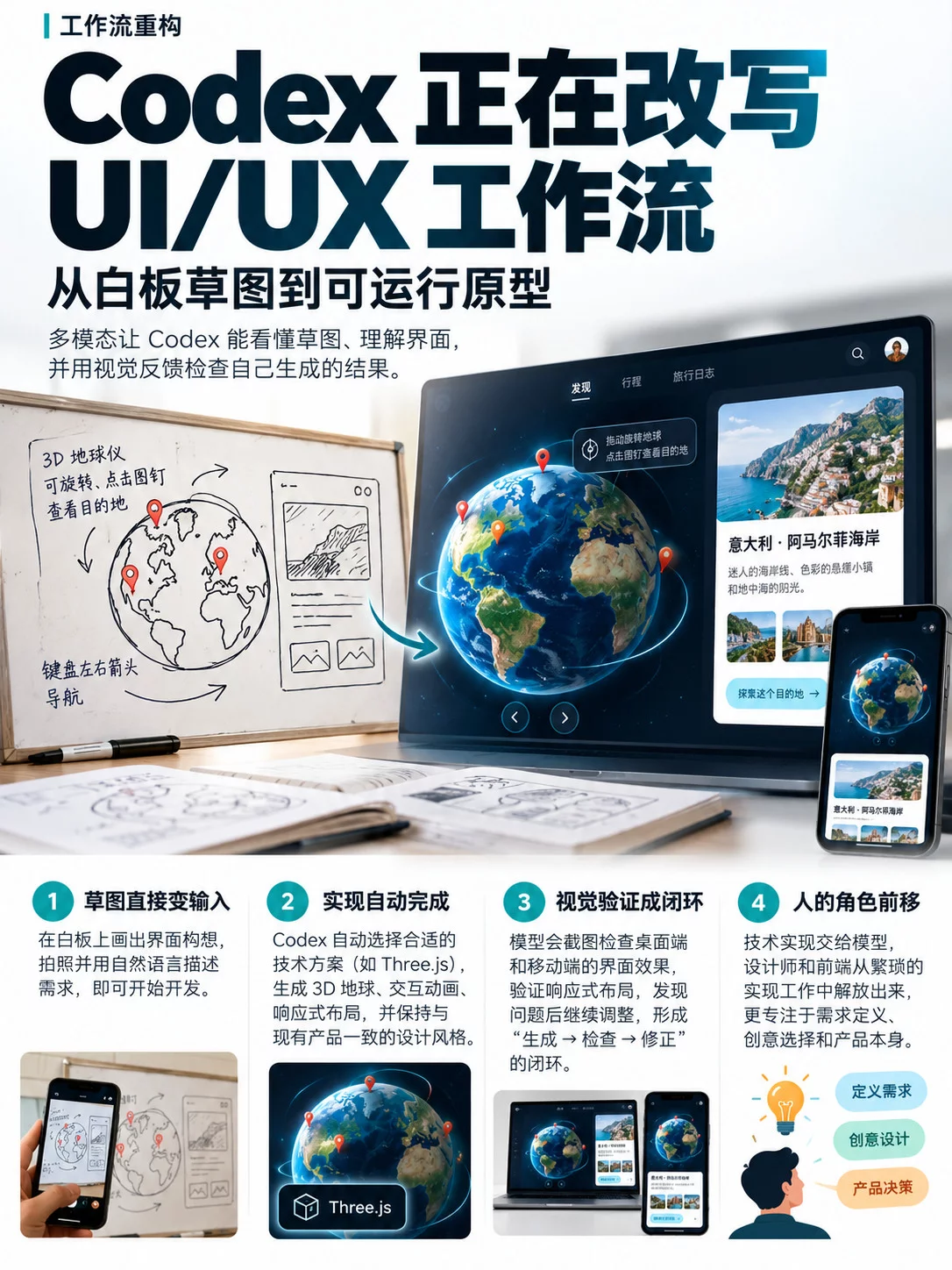 OpenAI 内部团队亲自示范!超简单的AI+UI设计工作流