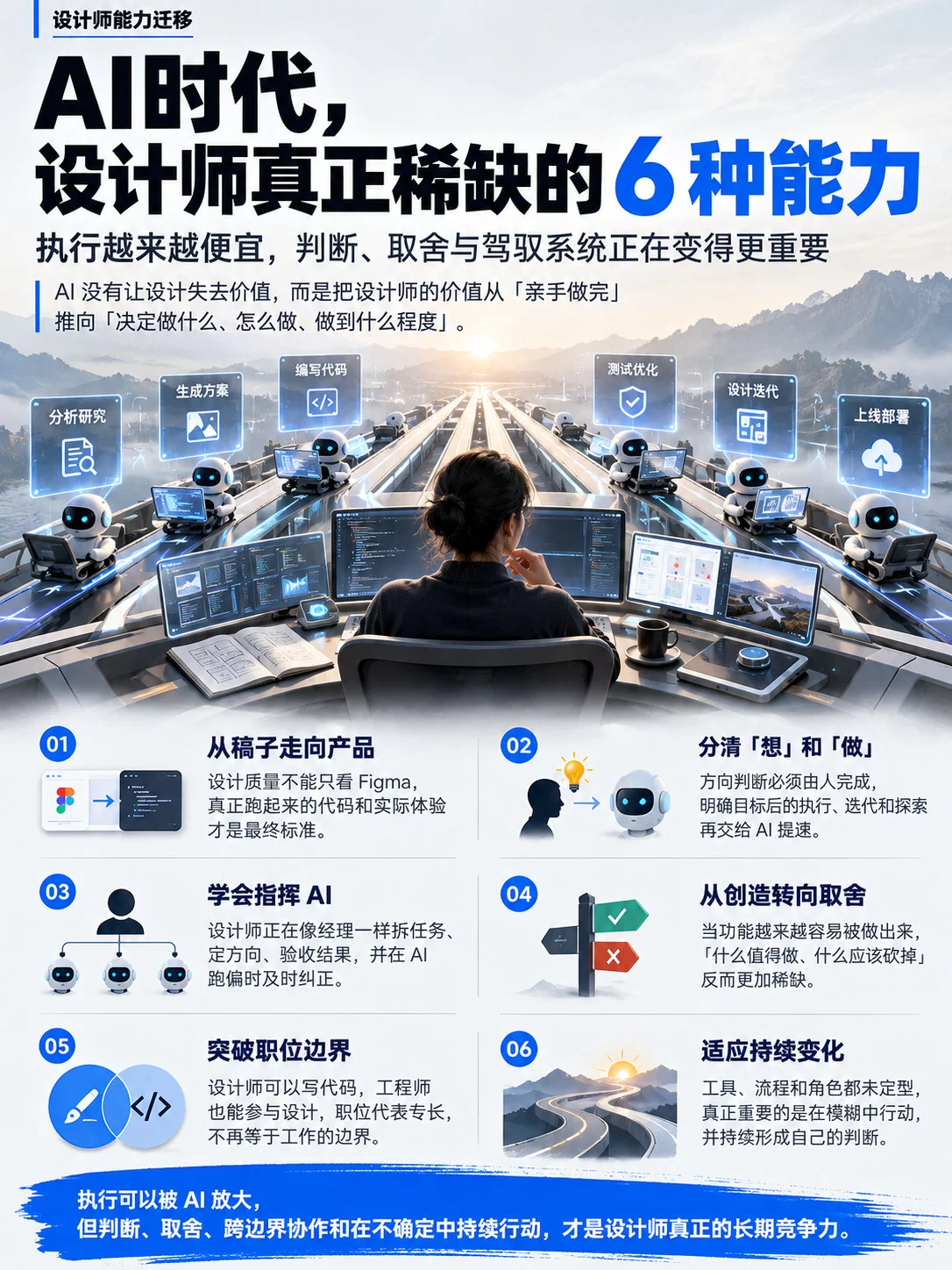 Claude Code 设计负责人：AI 时代，设计师最该升级这 6 种能力！