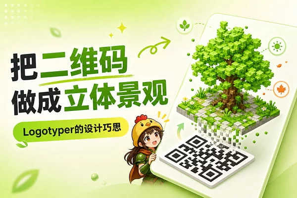 点阵变树林，这个3D二维码交互设计彻底惊艳我了！