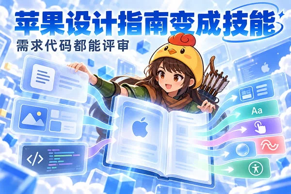 搞不懂苹果设计规范？让AI调取设计指南帮你推敲！