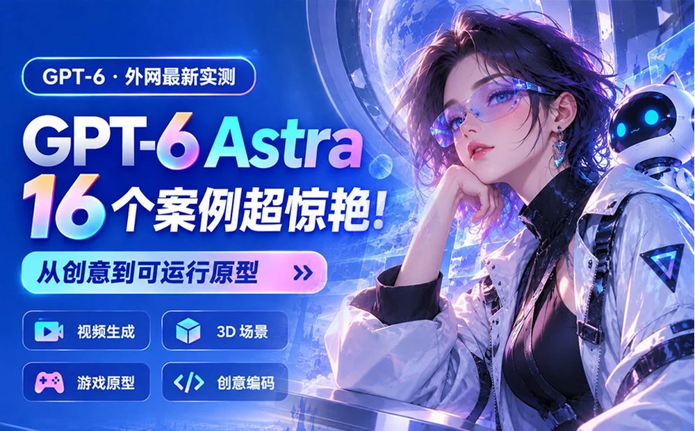 GPT-6 Astra 有多强？这16 个案例能让你惊掉下巴！