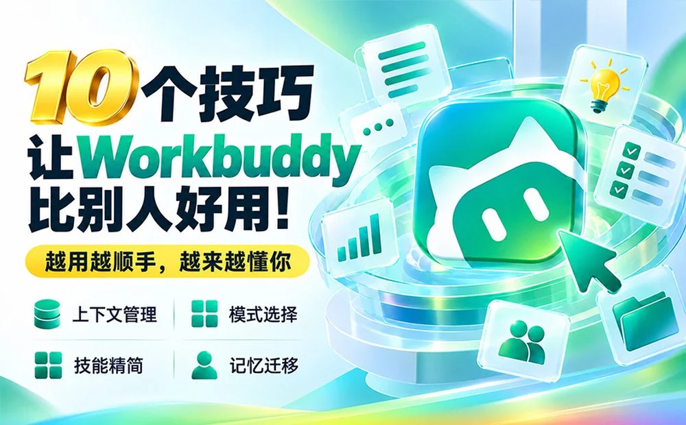 10个技巧,让你的WorkBuddy比别人好用!