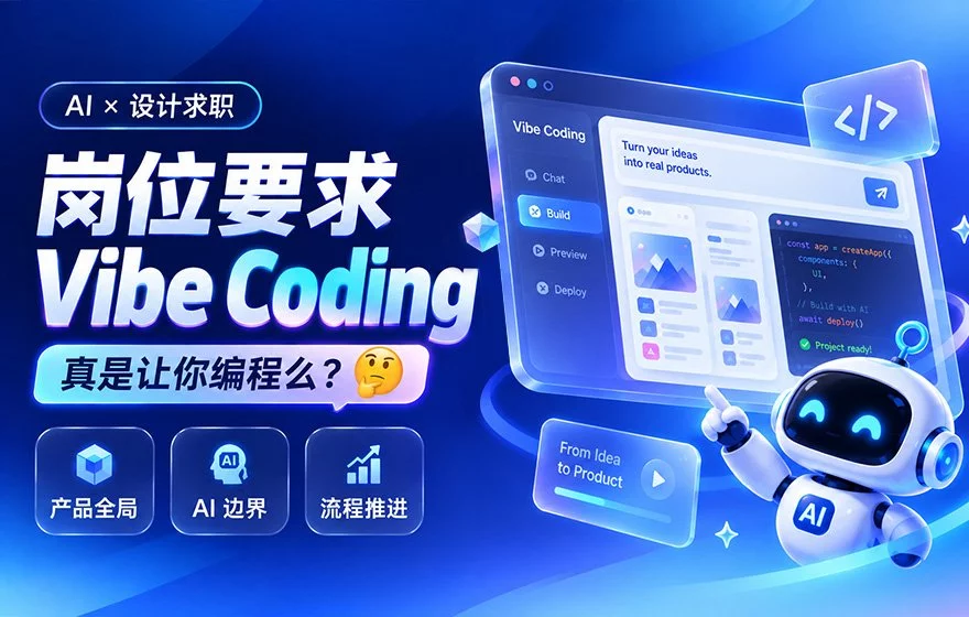 60%的岗位要求设计师掌握Vibe Coding,一篇文章帮你快速入门!