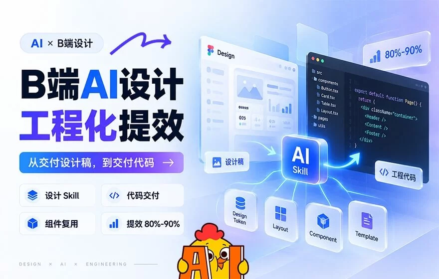 提高51%效率！B端AI设计的工程化提效实战复盘