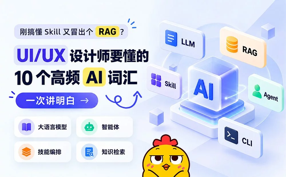 UI/UX设计师要懂的10个高频AI词汇，一次讲明白！