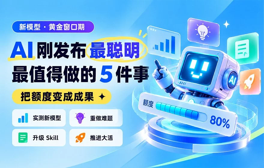 AI额度没用完？我整理了5个最划算的用法！