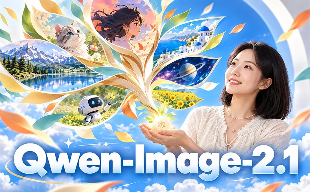 一个模型搞定生图和修图！超多案例实测Qwen-Image-2.1
