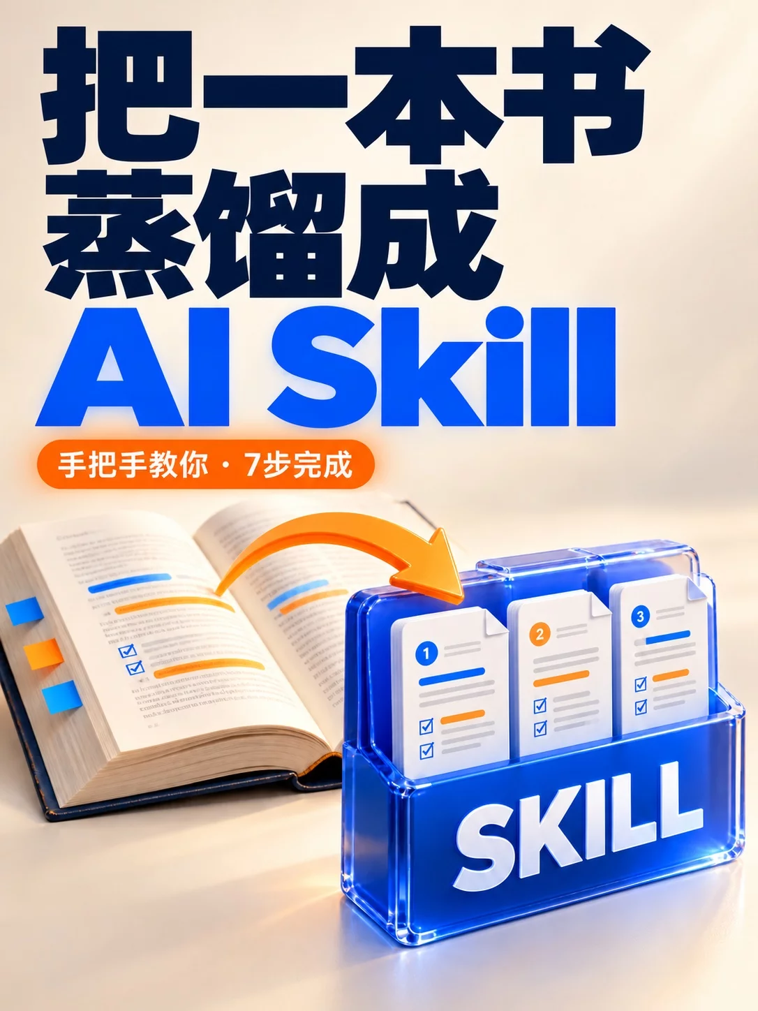 太实用了！7步教你把一本书变成随时能用的AI Skill