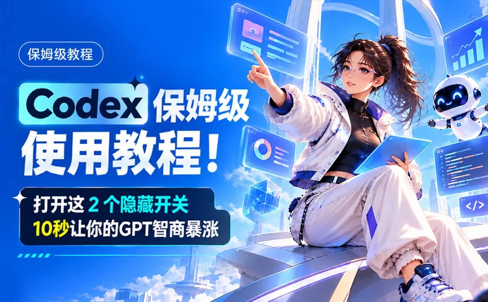 Codex保姆级教程！打开这2个功能，让你的GPT智商暴涨！